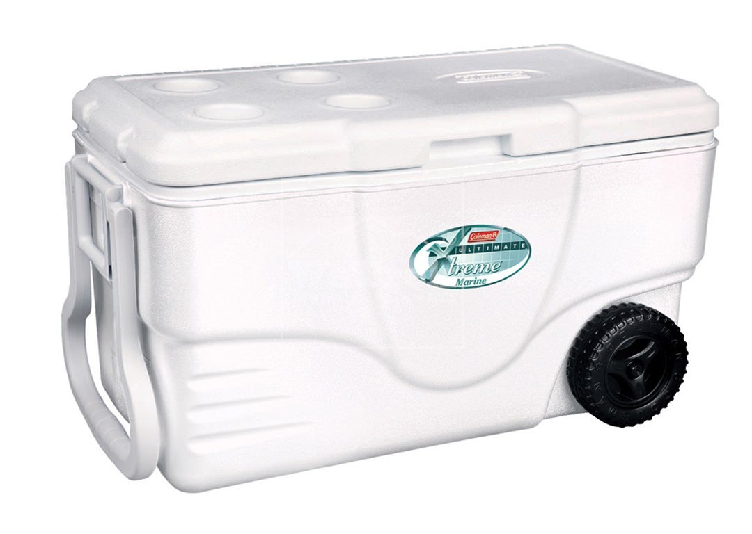Thùng đá giữ nhiệt tay kéo 47.3L COLEMAN Xtreme 6 Marine Wheeled 6263A763G Trắng - 4529