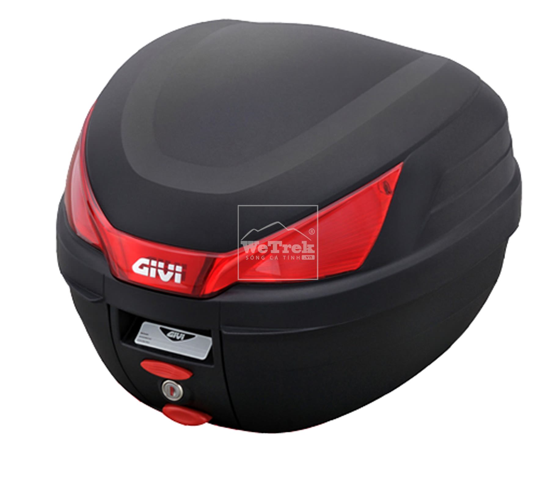 Thùng sau xe máy GIVI B27N Clack - Đen