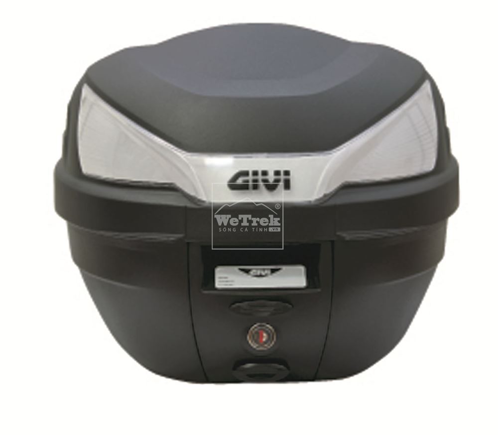 Thùng sau xe máy GIVI B27NT Clack - Bạc