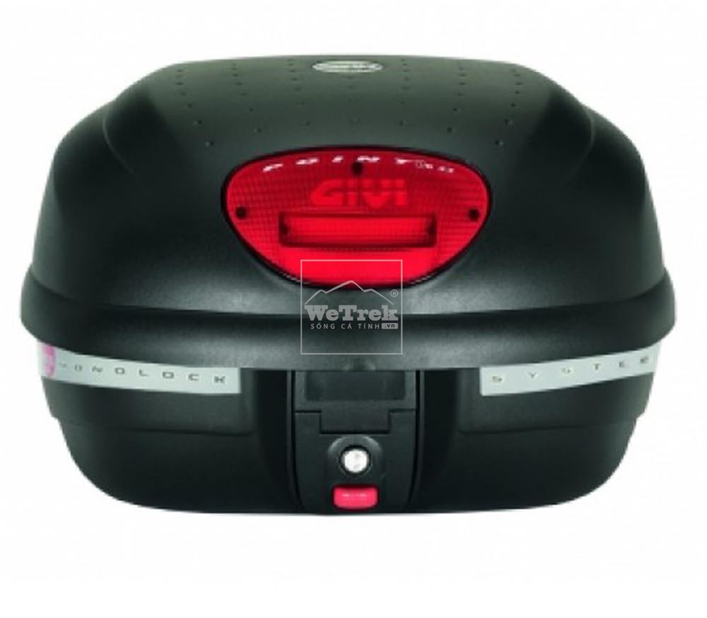 Thùng sau xe máy GIVI E33N Point - Đen