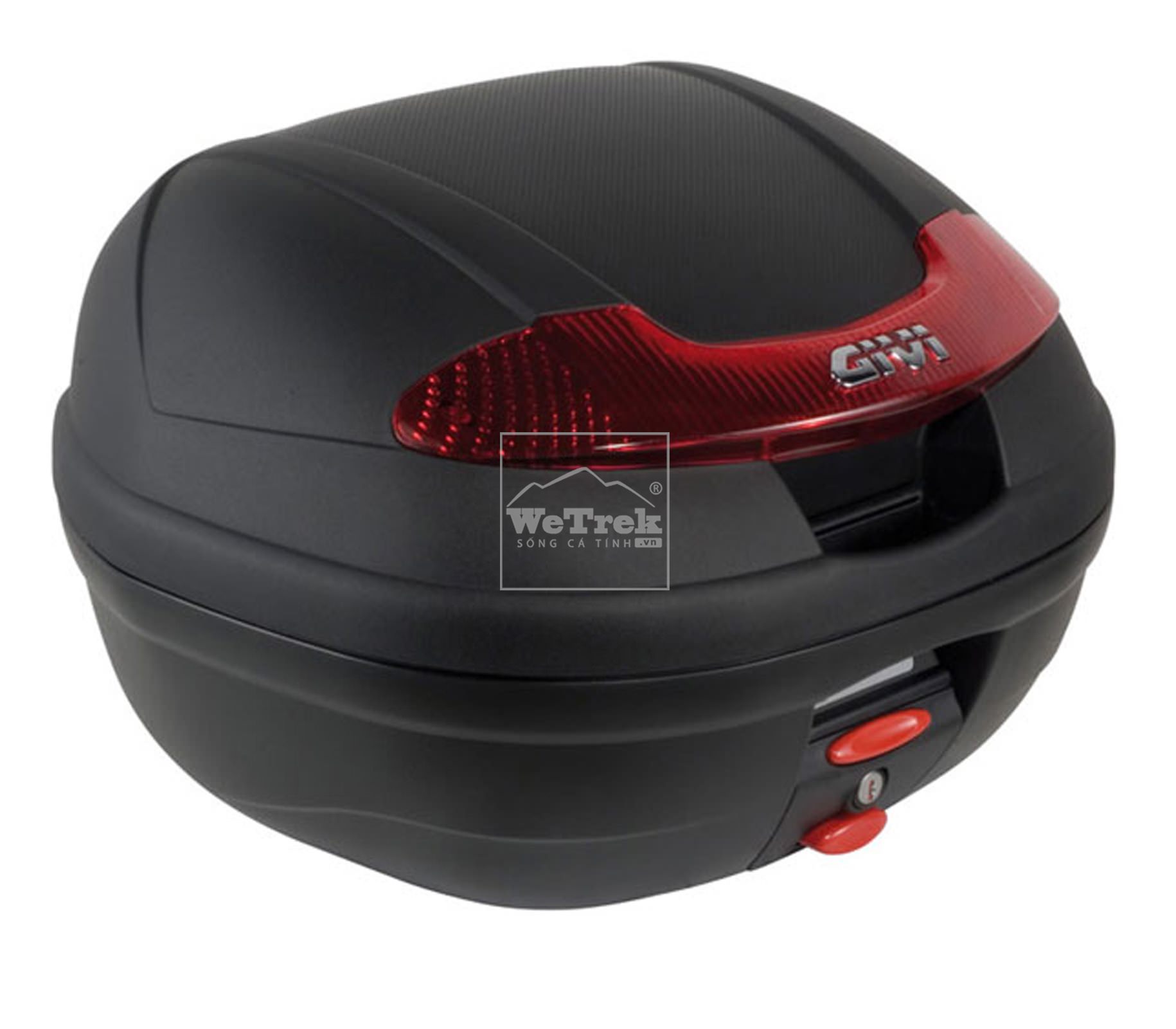 Thùng sau xe máy GIVI E340N Vision-Đen-5359