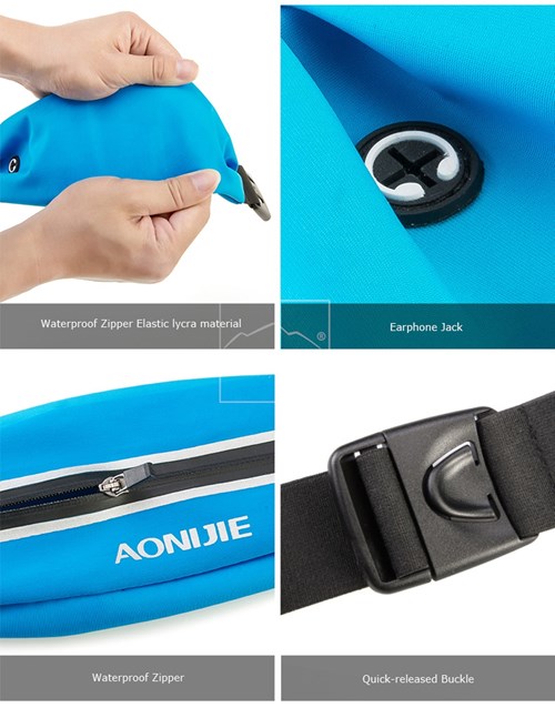 Túi đeo bụng chạy bộ Aonijie Running Waist Bag E919-9778