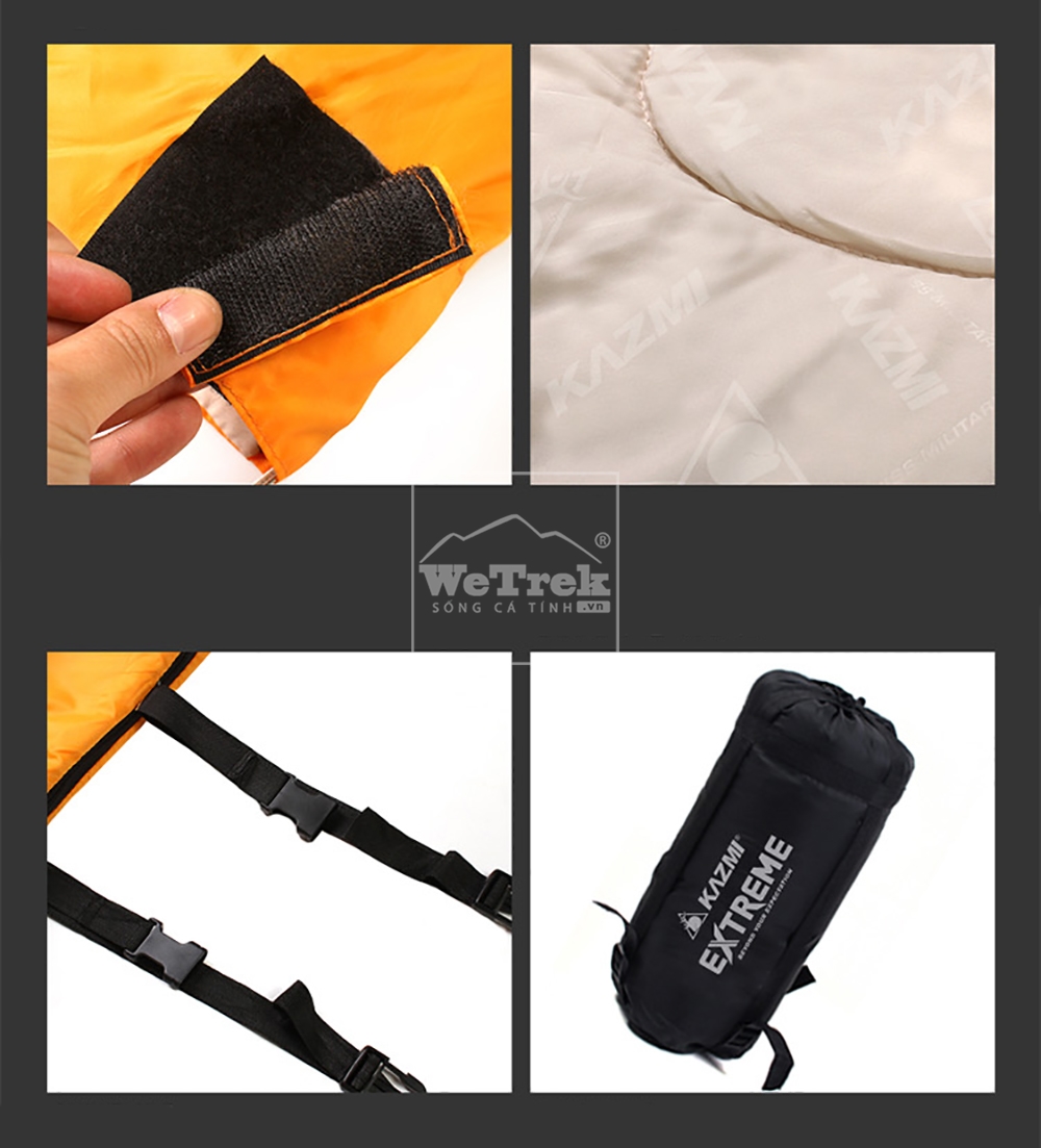 Túi ngủ Kazmi Extreme I Sleeping Bag K7T3M001OR - 8153 Cam