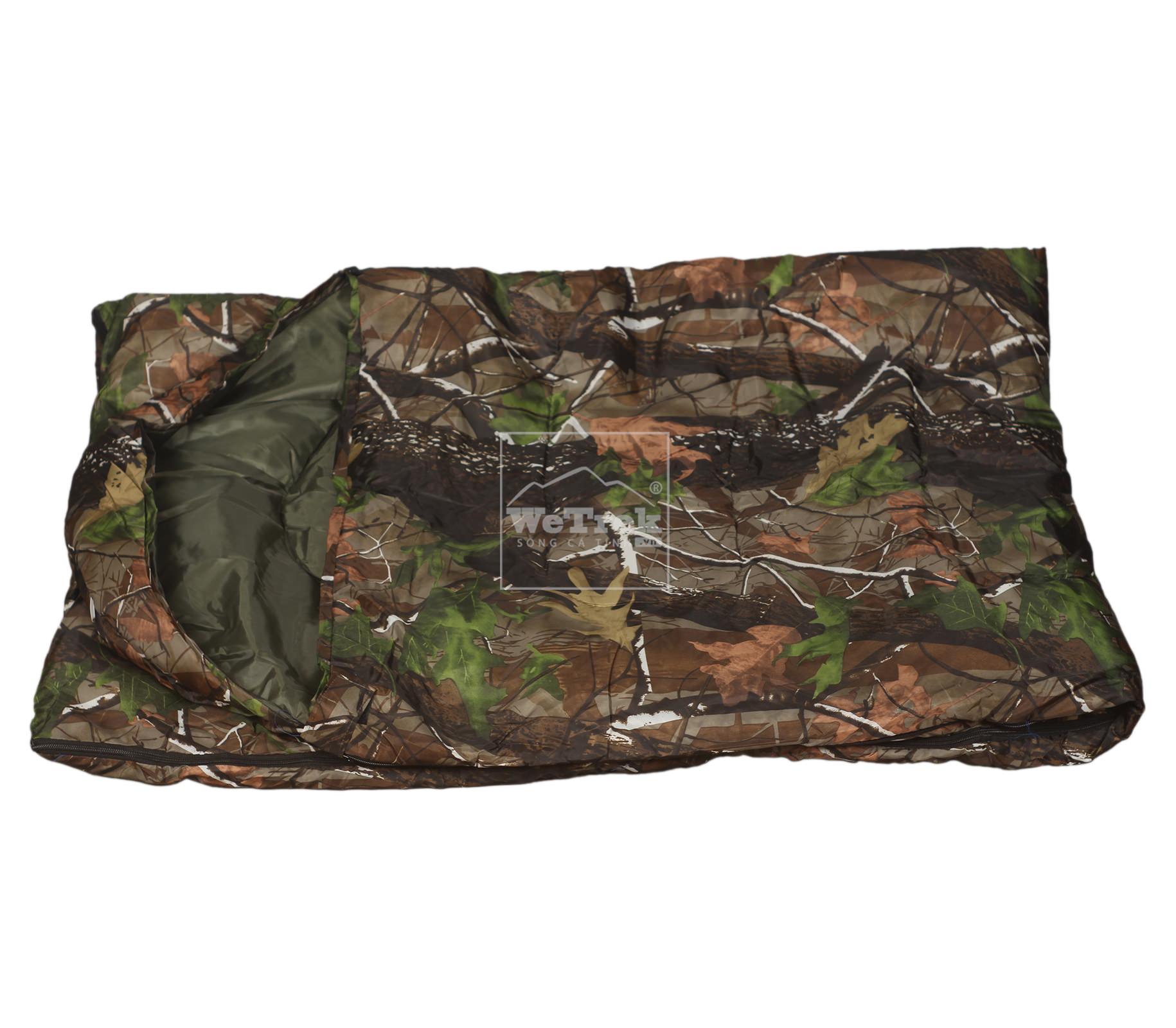 Túi ngủ rằn ri Comfort Leaf Camo SJ - 4892