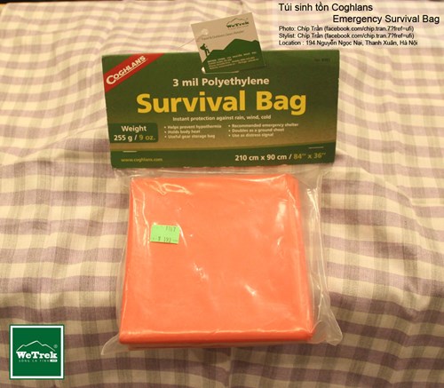 Túi sinh tồn Coghlans Emergency Survival Bag