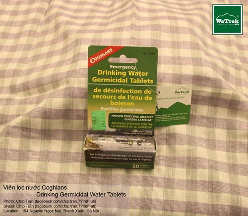 Viên lọc nước Coghlans Drinking Germicidal Water Tablets