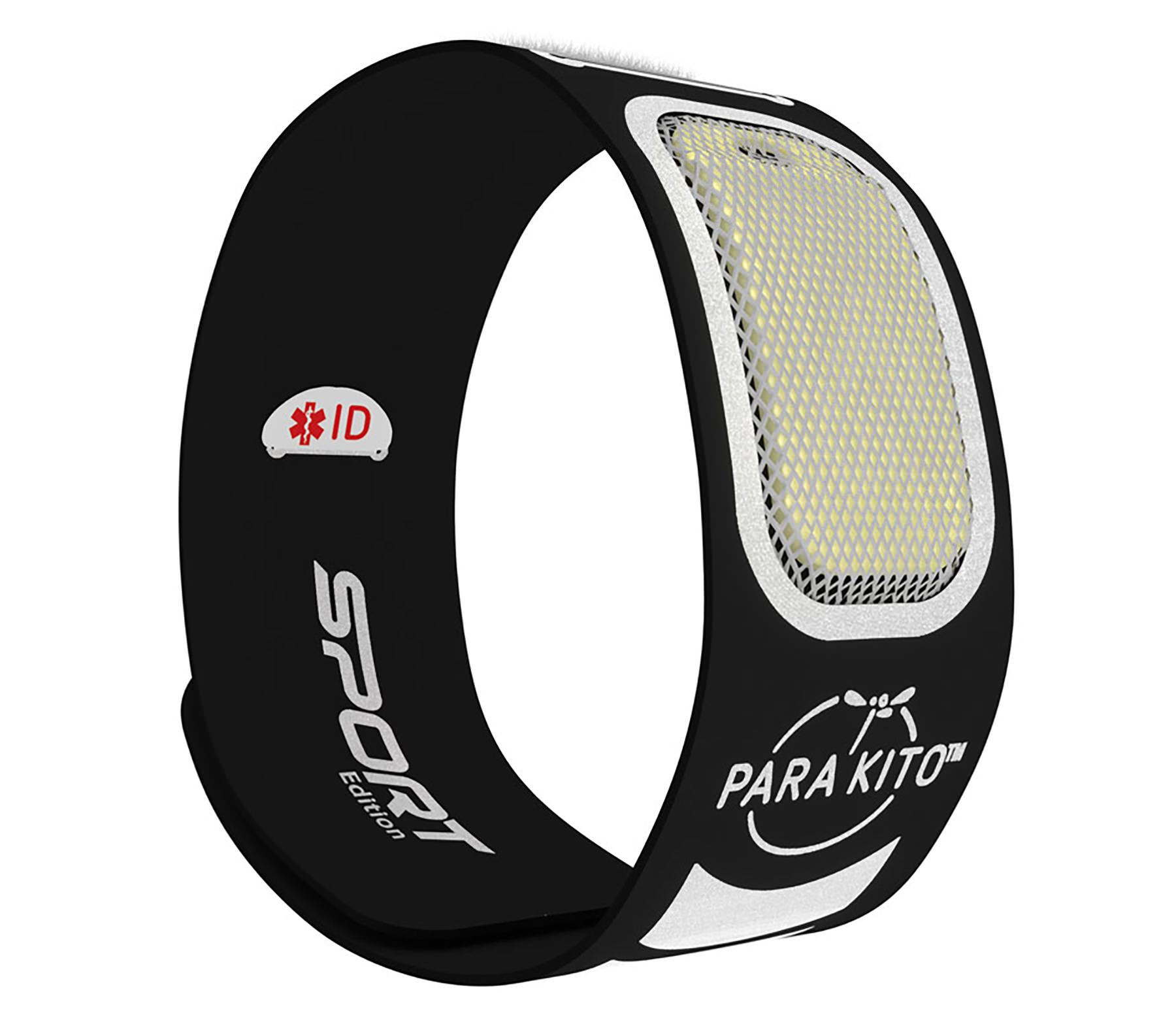Vòng đeo tay chống muỗi thể thao PARAKITO Black Sport Band - 8027 Đen