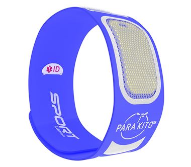 Vòng đeo tay chống muỗi thể thao PARA'KITO Blue Sport Band - 8025 Xanh dương