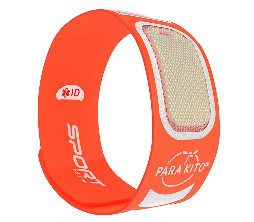 Vòng đeo tay chống muỗi thể thao PARAKITO Orange Sport Band - 8026 Cam