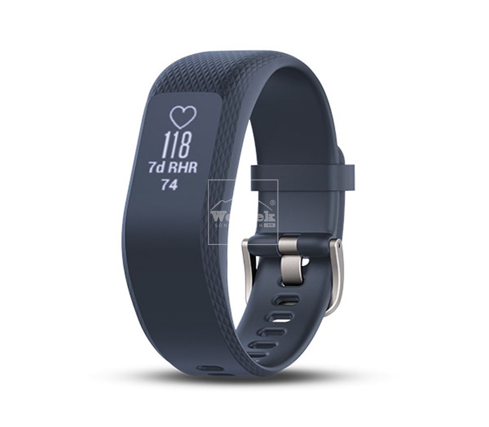 Vòng đeo tay theo dõi sức khỏe Garmin Vivosmart 3 Blue S/M - 8715