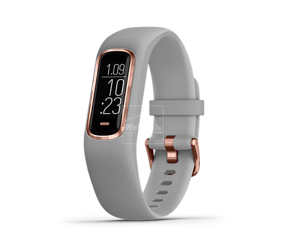 Vòng đeo tay theo dõi sức khỏe Garmin Vivosmart 4 PowderGray/Rose Gold S/M - 8718