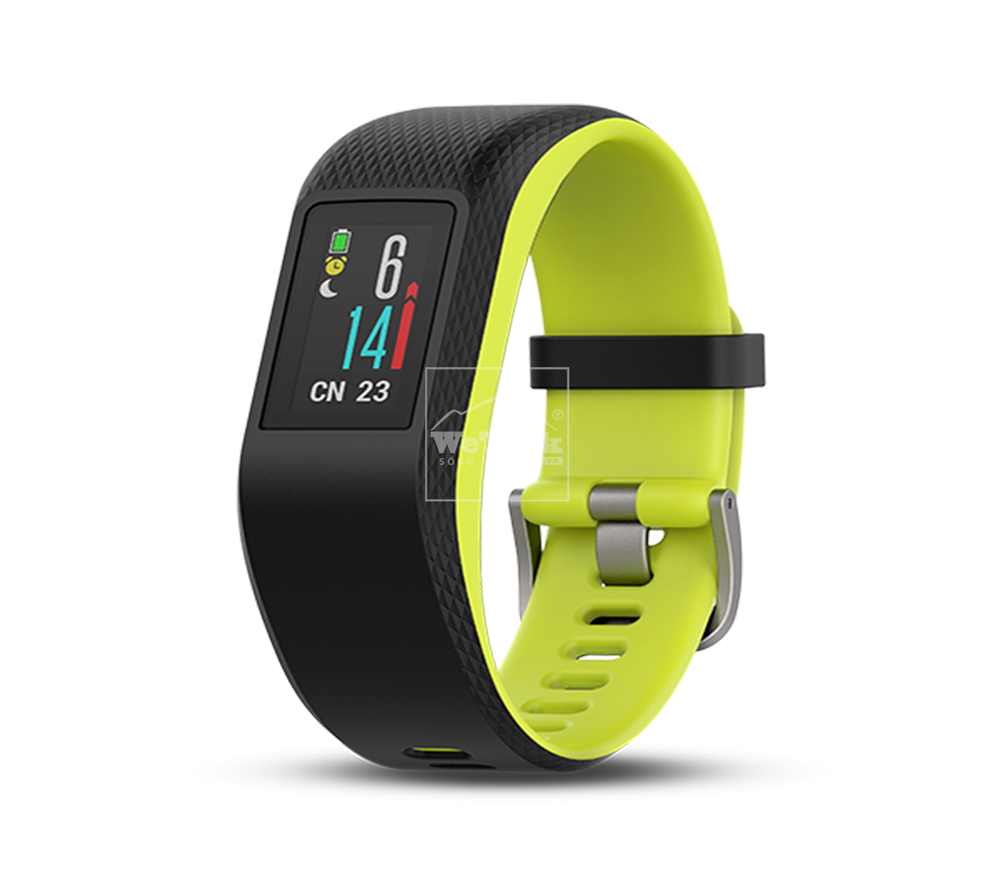 Vòng đeo tay theo dõi sức khỏe Garmin Vivosport Limelight (Large) - 8724