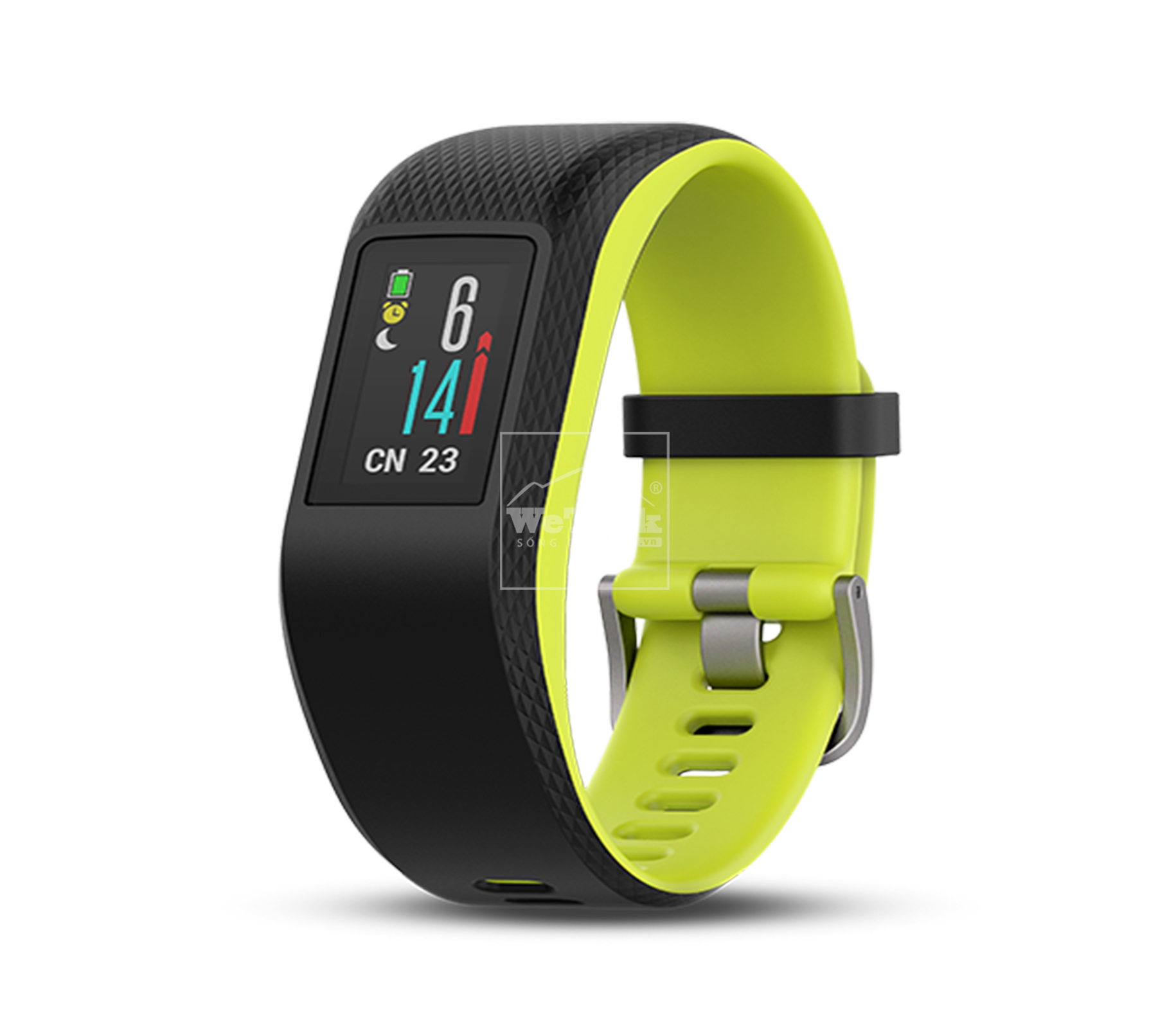 Vòng đeo tay theo dõi sức khỏe Garmin Vivosport Limelight (Large) - 8724