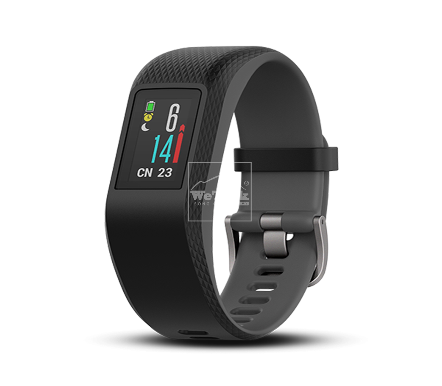 Vòng đeo tay theo dõi sức khỏe Garmin Vivosport Slate (Regular)  - 8721
