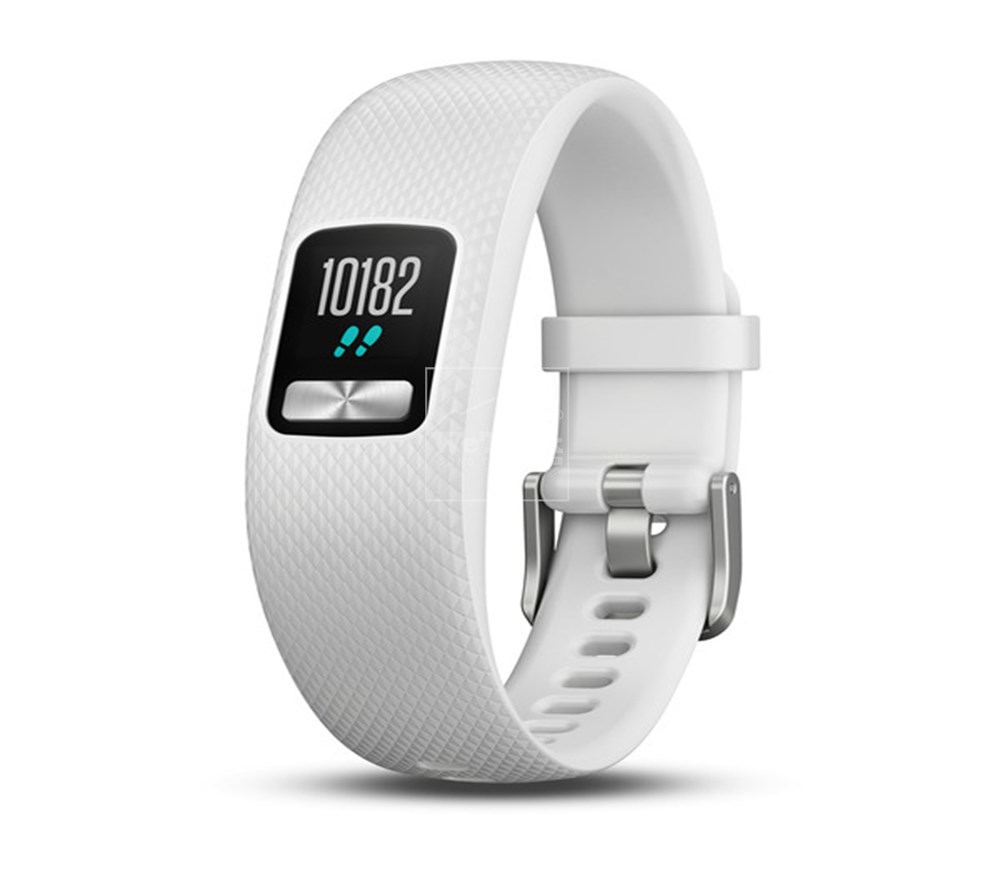 Vòng đeo tay theo dõi sức khỏe Garmin vivofit 4 White S/M - 8710