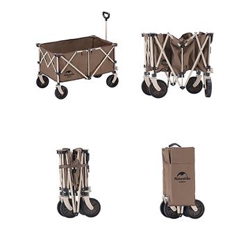 Xe kéo dã ngoại gấp gọn Naturehike Folding Cart NH20PJ005 - 9770