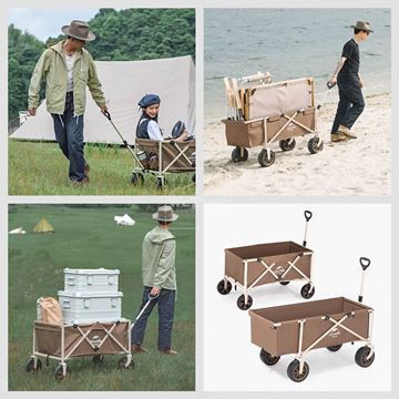 Xe kéo dã ngoại gấp gọn Naturehike Extend Trolley NH20PJ012