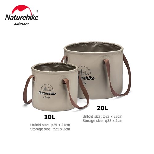Xô gấp dã ngoại Naturehike Waterproof Foldable Bucket NH20SJ040