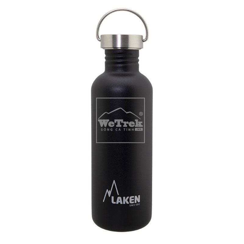 Bình nước inox Laken Basic Steel 0.75L Nắp thép