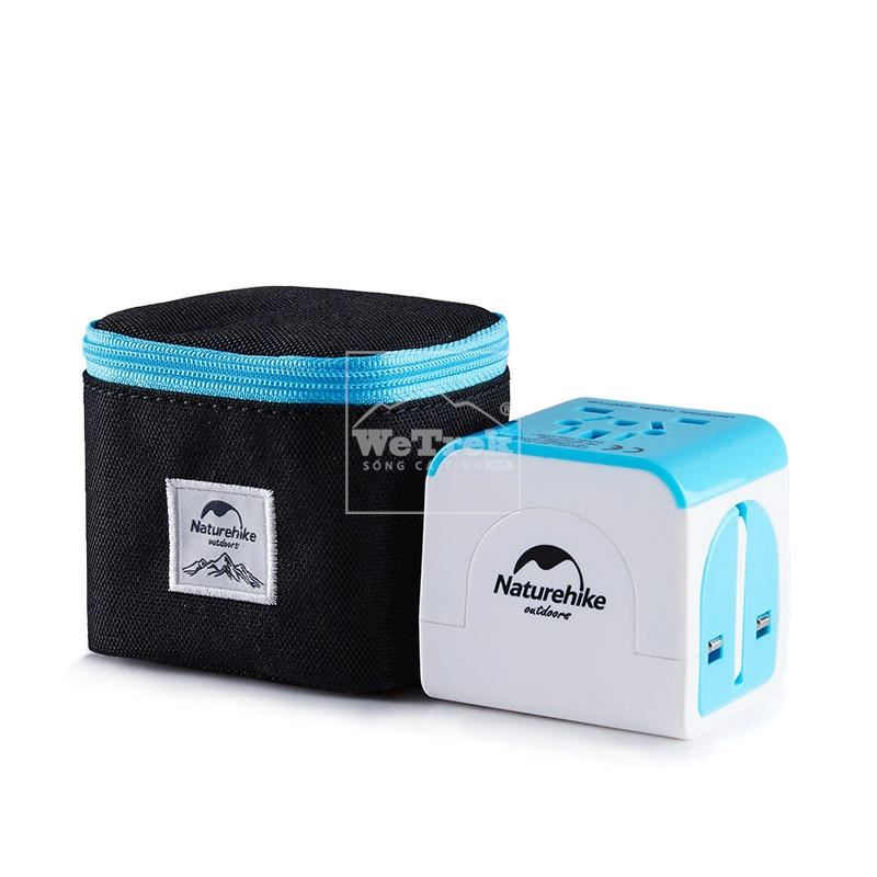 Ổ cắm dã ngoại đa năng USB Naturehike Travel Power Adapter NH18P001-J - 9652
