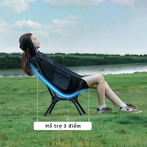 Ghế Cắm Trại Gấp Gọn Blackdog Folding Camping Chair BD-YLY005