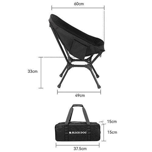 Ghế Cắm Trại Gấp Gọn Blackdog Folding Camping Chair BD-YLY005