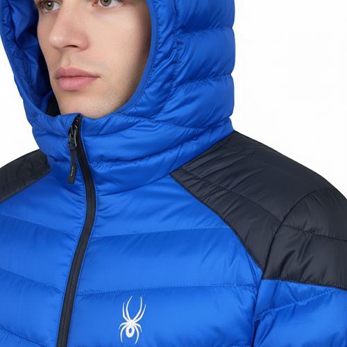 Áo khoác gió 3 lớp SPD with caps - Xanh da trời - 8345