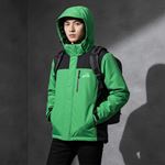 Áo khoác gió nam 2 lớp Gothiar Windproof Jacket Xanh lá neon