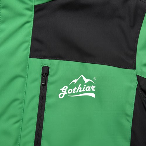 Áo khoác gió nam 2 lớp Gothiar Windproof Jacket Xanh lá neon