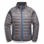 Áo khoác gió 2 lớp SPD without caps - Ghi đen 8337