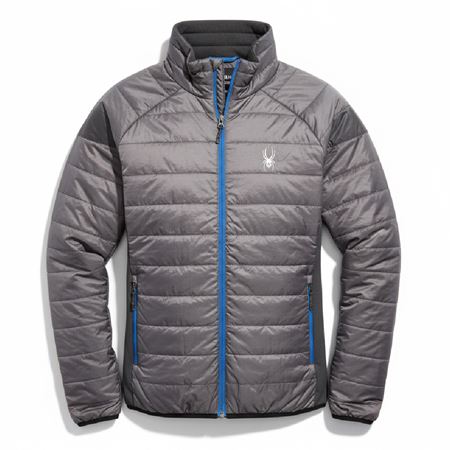 Áo khoác gió 2 lớp SPD without caps - Ghi đen 8337