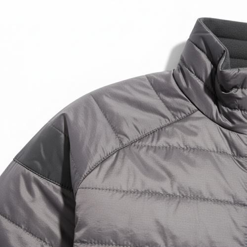 Áo khoác gió 2 lớp SPD without caps - Ghi đen 8337