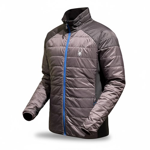 Áo khoác gió 2 lớp SPD without caps - Ghi đen 8337