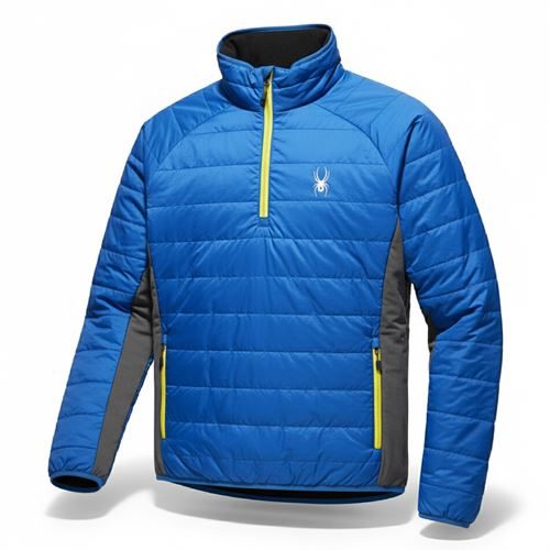 Áo khoác gió 3 lớp SPD without caps & half-chest zipper - Xanh da trời 8340