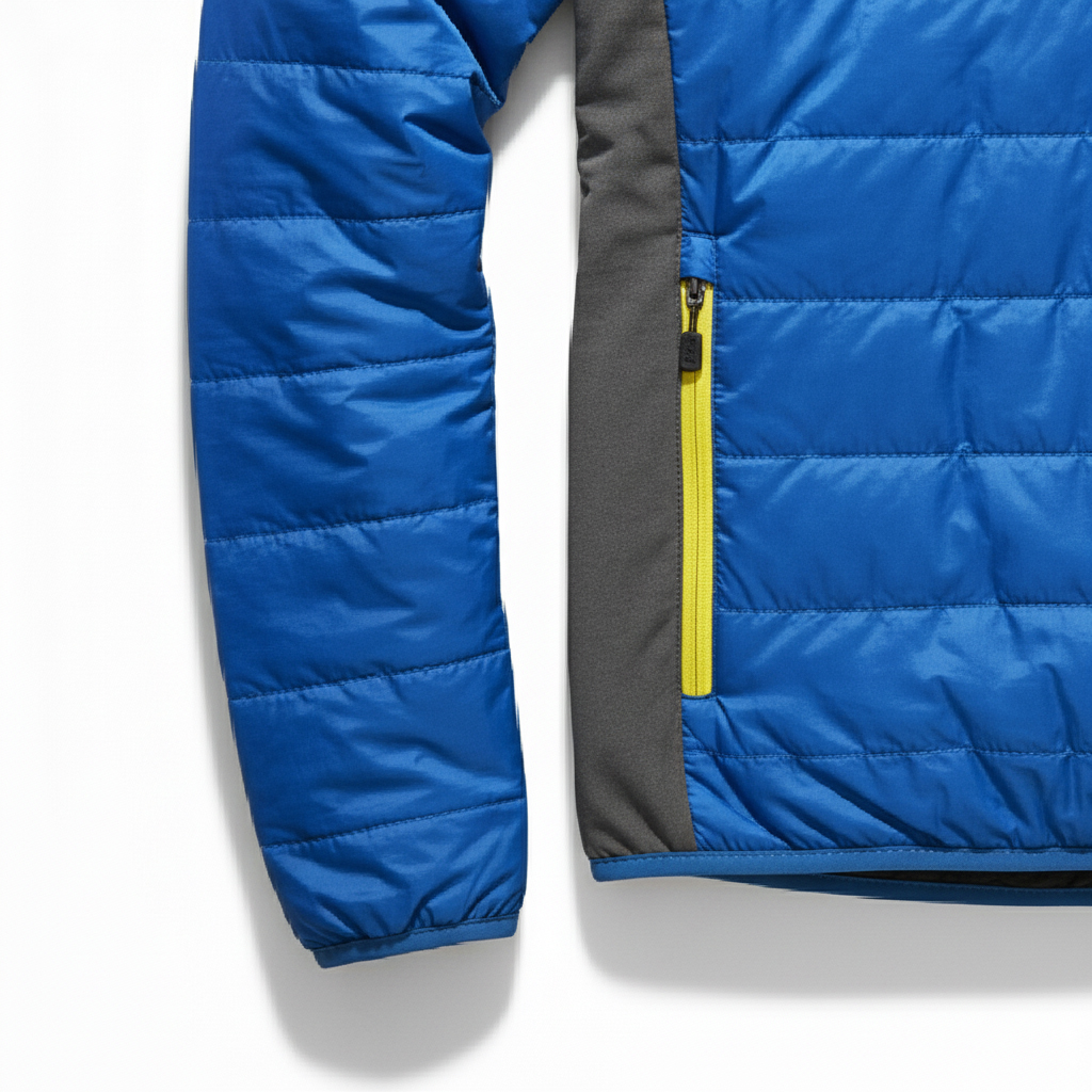 Áo khoác gió 3 lớp SPD without caps & half-chest zipper - Xanh da trời 8340