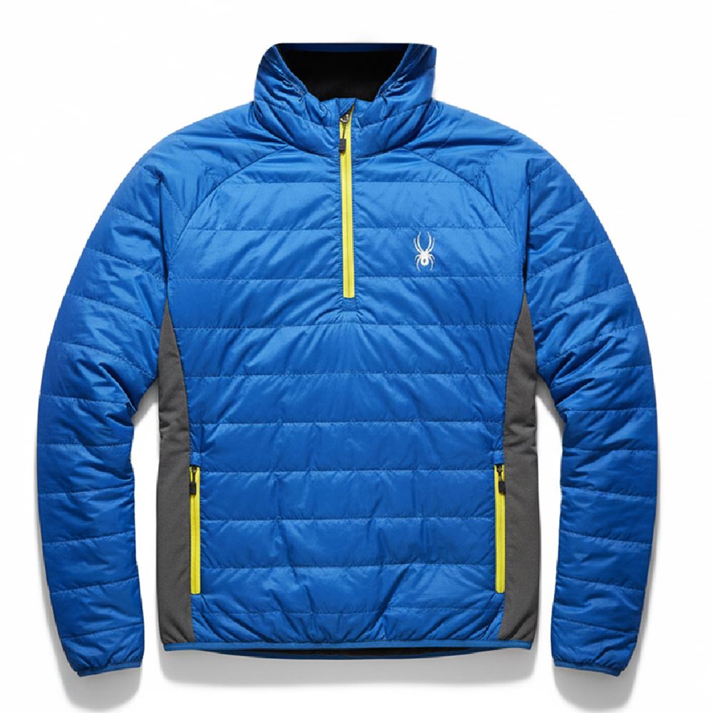 Áo khoác gió 3 lớp SPD without caps & half-chest zipper - Xanh da trời 8340