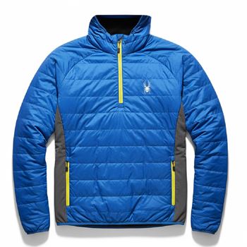 Áo khoác gió 3 lớp SPD without caps & half-chest zipper - Xanh da trời 8340