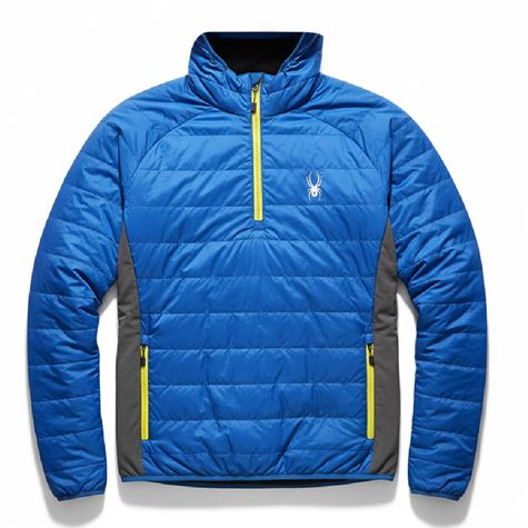 Áo khoác gió 3 lớp SPD without caps & half-chest zipper - Xanh da trời 8340