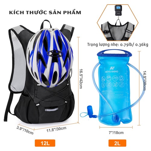 Balo chạy bộ Nevo Rhino Vest Running Trail