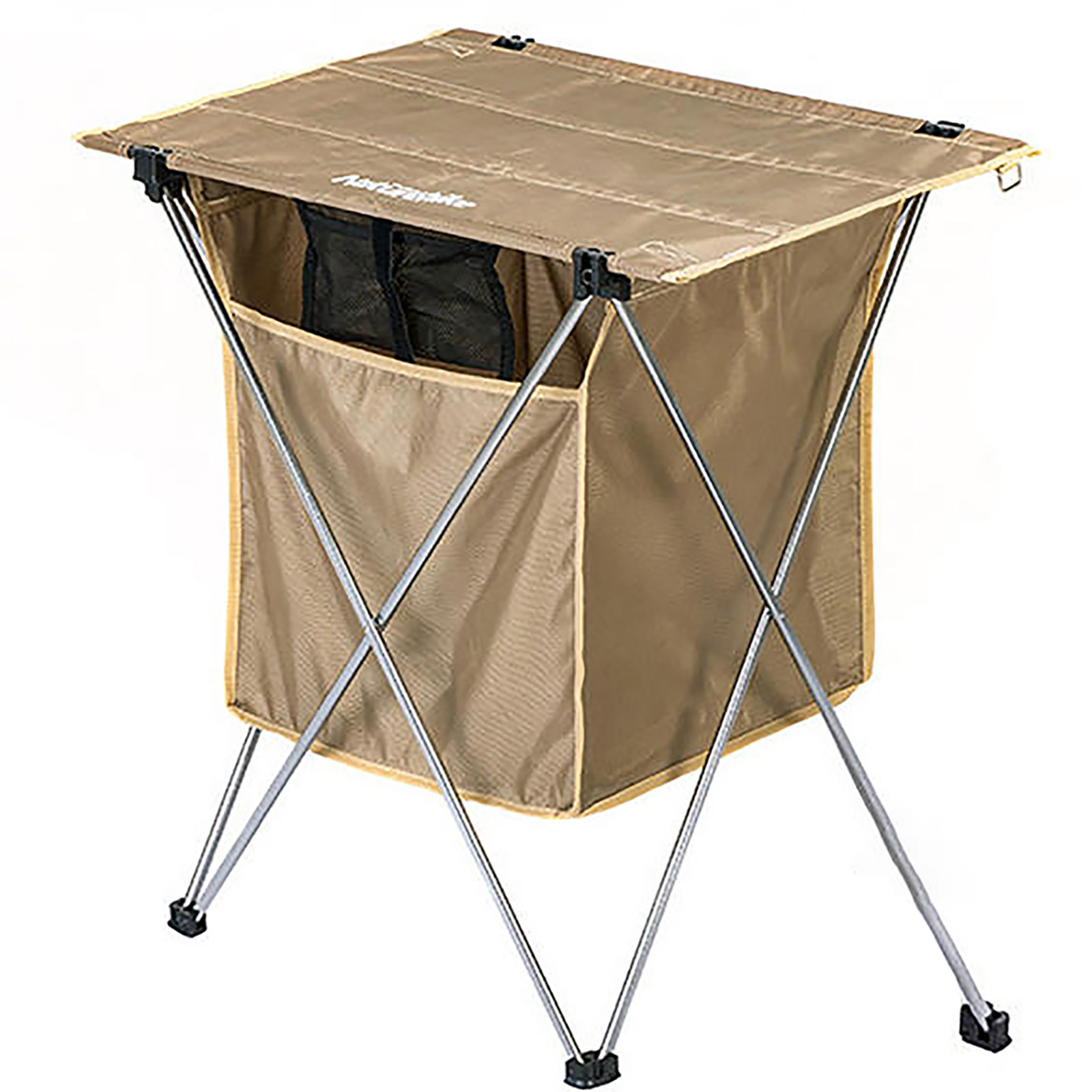 Bàn vải dã ngoại gấp gọn đựng đồ Naturehike Portable Folding Table NH19JJ084 - 9538 - kaki
