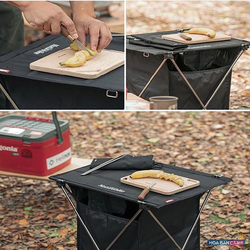 Bàn vải dã ngoại gấp gọn đựng đồ Naturehike Portable Folding Table NH19JJ084 - 9538
