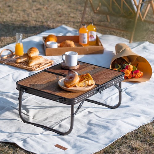 Bàn gấp vân gỗ Naturehike Folding Table NH20JJ028