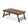 Bàn gỗ gấp Naturehike Wood Folding NH20JJ031