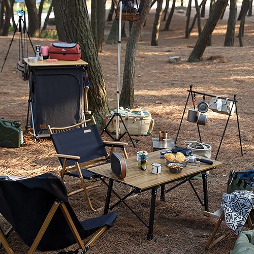 Bàn gấp vân gỗ Naturehike Portable Folding Table NH19Z003-D