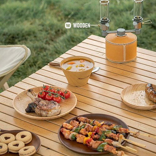 Bát gỗ Glamping Naturehike Solid Wood NH20CJ012