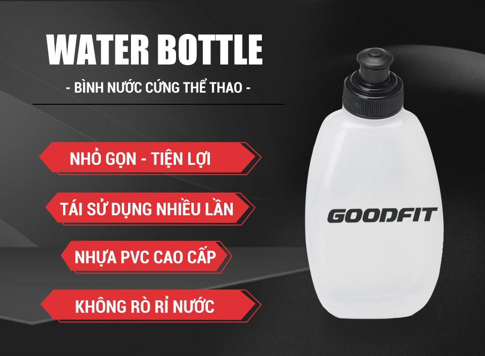 Bình nước chạy bộ 250ml Goodfit GF03RA