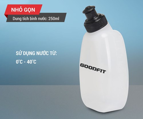 Bình nước chạy bộ 250ml Goodfit GF03RA