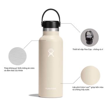 Bình nước giữ nhiệt Hydro Flask Standard Flex Cap 18 OZ S18SX