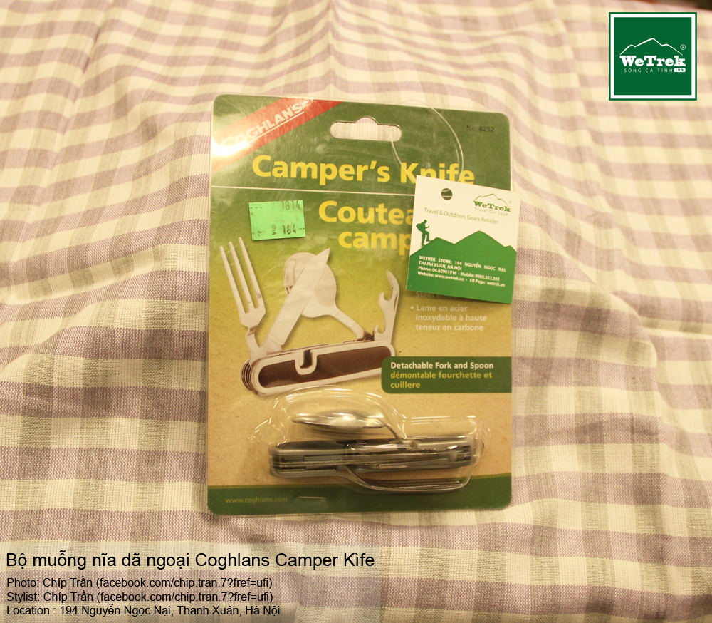 Bộ muỗng nĩa dã ngoại Coghlans Camper Kife