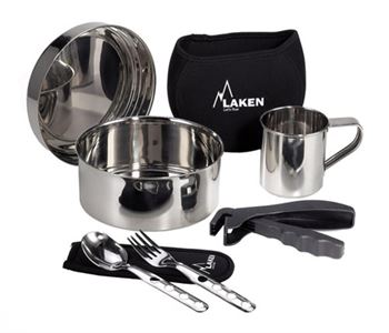 Bộ nồi dã ngoại Laken St. steel cooking set 17 cm. with  neoprene cover and cup